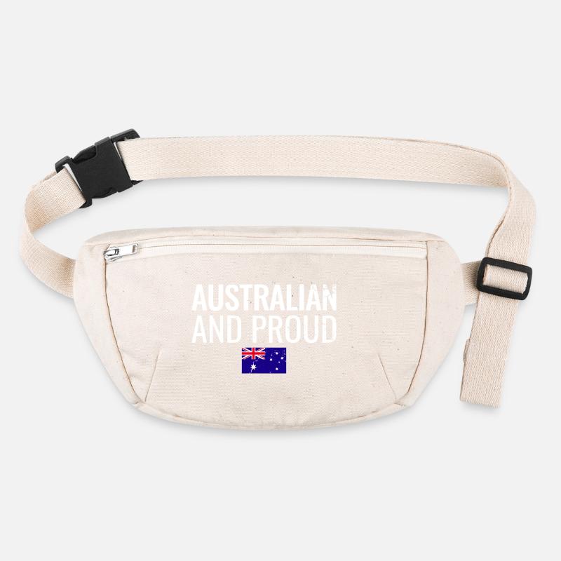 Drapeau australien et fier de l’Australie Sac banane recyclé Stanley/Stella