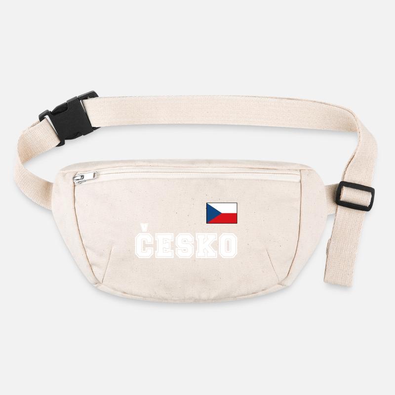 Look maillot de la République tchèque – Česko avec drapeau Sac banane recyclé Stanley/Stella