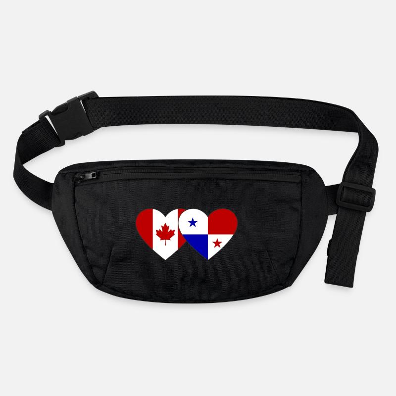 Kanada Panama Flagge Stanley/Stella recycelte Gürteltasche