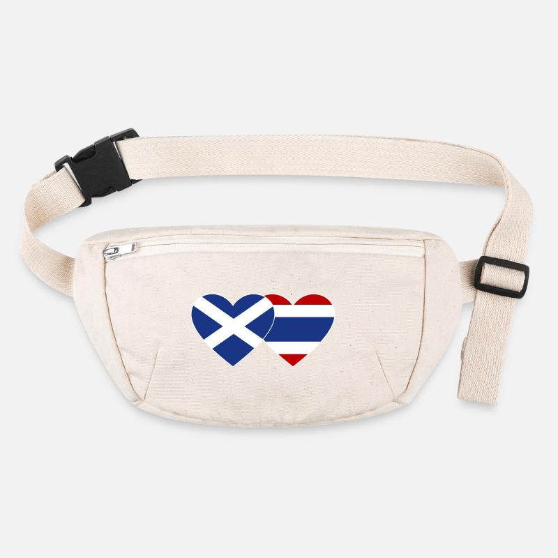 Ecosse Thaïlande Drapeau Coeur Sac banane recyclé Stanley/Stella