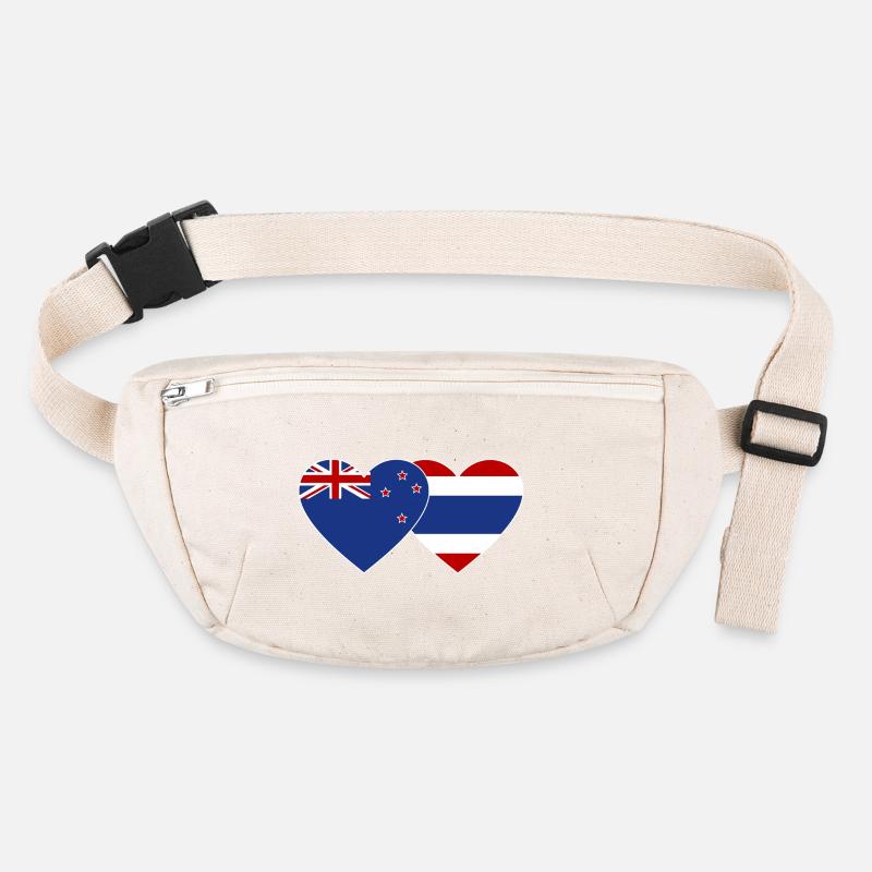 Nouvelle-Zélande Thaïlande drapeau coeur Sac banane recyclé Stanley/Stella