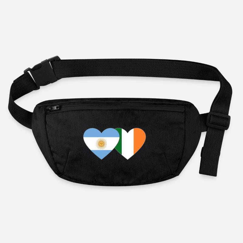 Argentinien Irland Flagge Stanley/Stella recycelte Gürteltasche