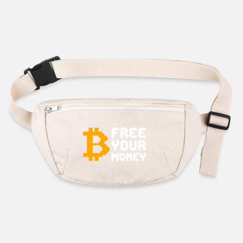 Libérez votre argent Digital Pixel Bitcoin Sac banane recyclé Stanley/Stella