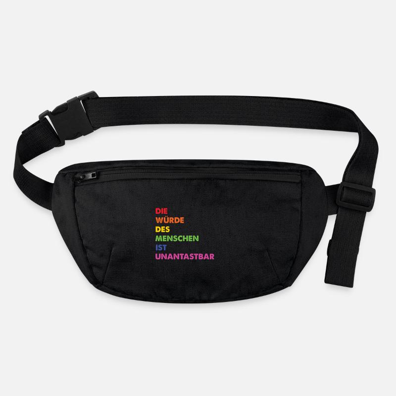 Menschenrechte Regenbogen Grundgesetz Stanley/Stella recycelte Gürteltasche