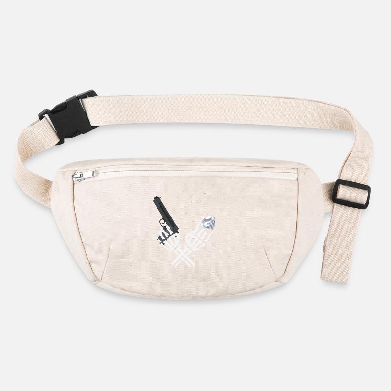 Squelette de gangster Sac banane recyclé Stanley/Stella