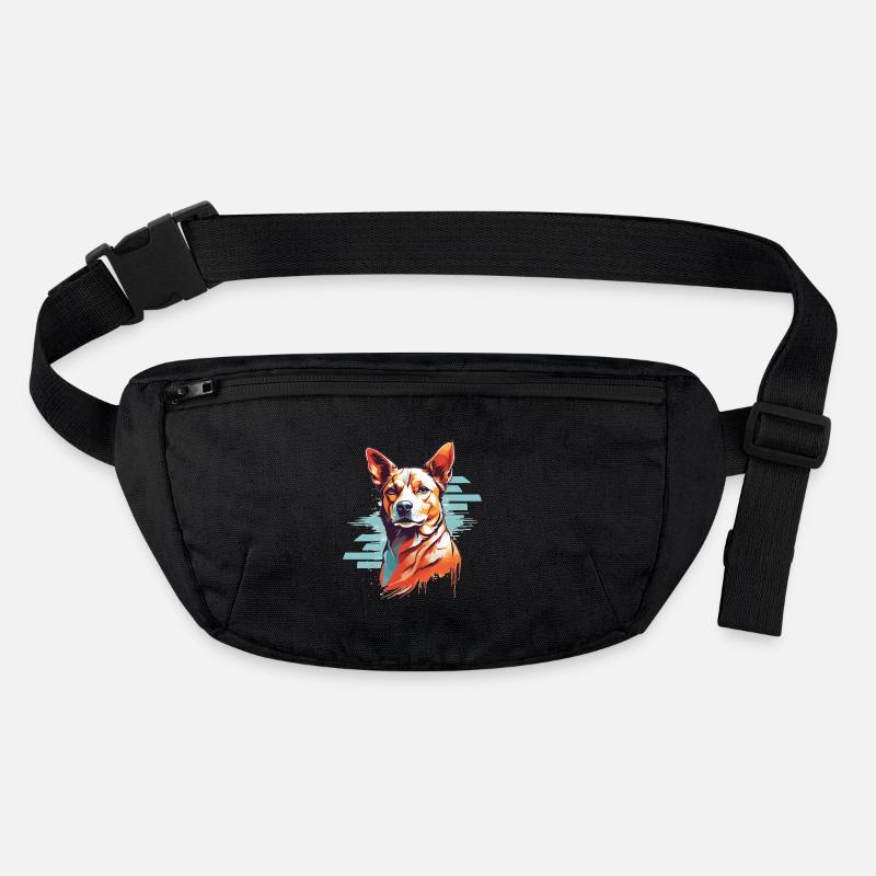 Tête de chien Sac banane recyclé Stanley/Stella