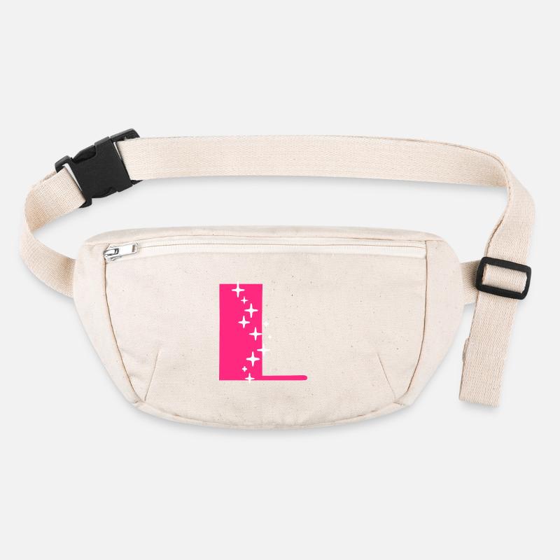 Letter L Glitter Stanley/Stella recycled Hip Bag 