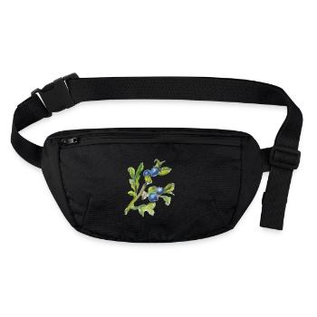 Myrtille 2 - Sac banane recyclé Stanley/Stella - noir - Devant