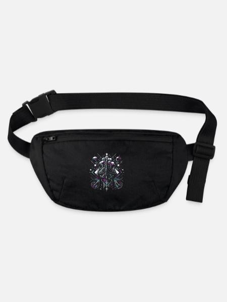 Flotte de reconnaissance stellaire - Sac banane recyclé Stanley/Stella - noir - Devant