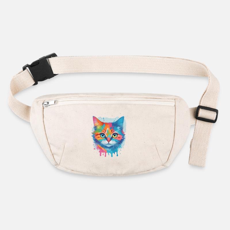 Cute Cat Stanley/Stella recycled Hip Bag 