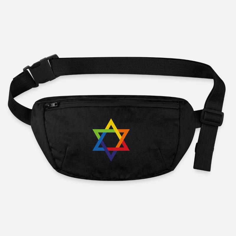 jüdisch und stolz davidsstern Stanley/Stella recycelte Gürteltasche