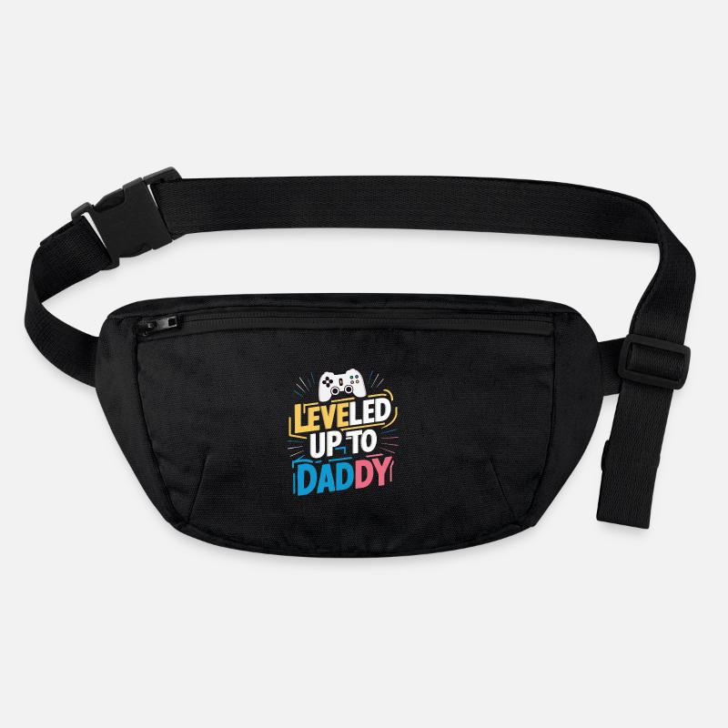 Leveled up to daddy Stanley/Stella recycled Hip Bag 