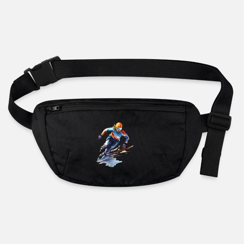Patinage de vitesse : une balade rapide sur la glace Sac banane recyclé Stanley/Stella