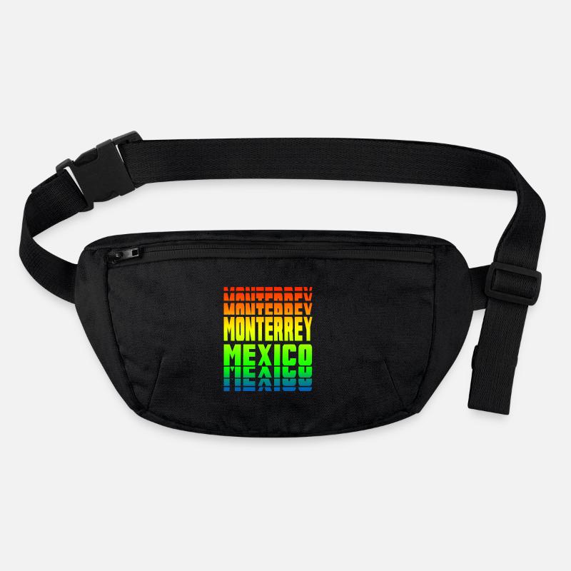 Monterrey Mexiko Regenbogen Design Stanley/Stella recycelte Gürteltasche