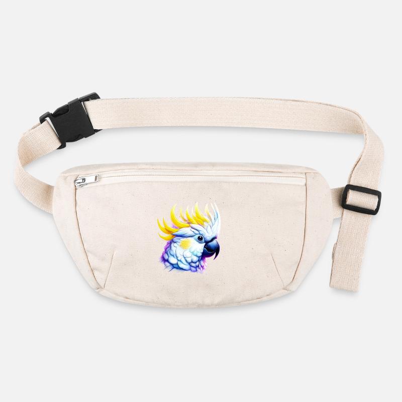 Papagei Kakadu Stanley/Stella recycelte Gürteltasche