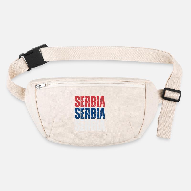 Serbischer Stolz, Flagge Serbiens Stanley/Stella recycelte Gürteltasche