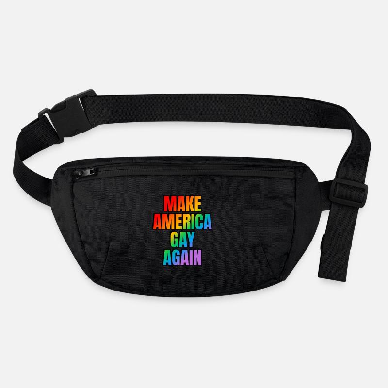 Make America GAY Again Stanley/Stella recycelte Gürteltasche