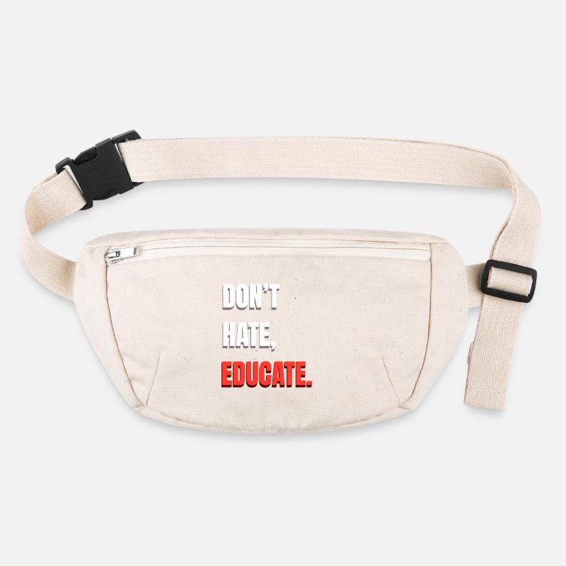 Don’t Hate Educate Stanley/Stella recycelte Gürteltasche