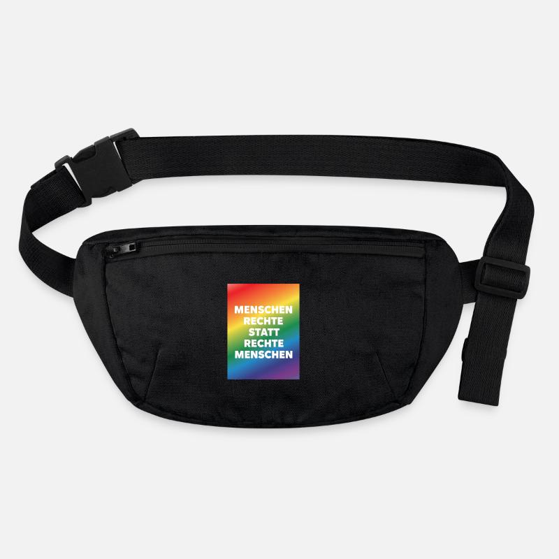 Menschenrechte statt Hass und Hetze Stanley/Stella recycelte Gürteltasche