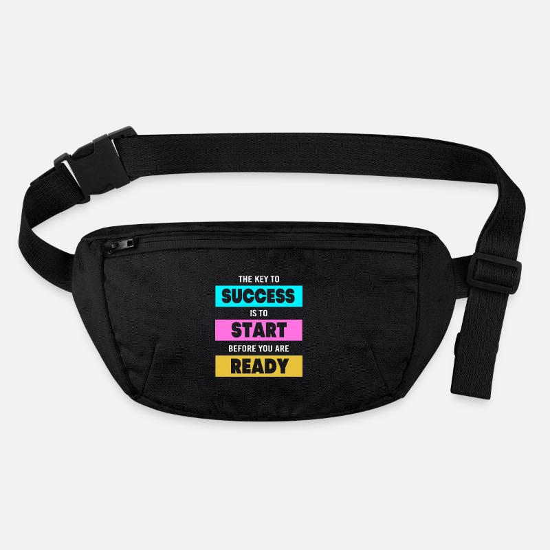 Unternehmer Workaholic - Stanley/Stella recycelte Gürteltasche - Schwarz