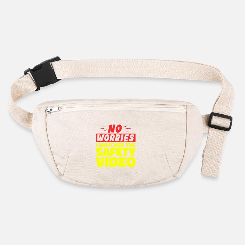Keine Sorge, ich habe mir das Sicherheitsvideo angesehen Stanley/Stella recycelte Gürteltasche