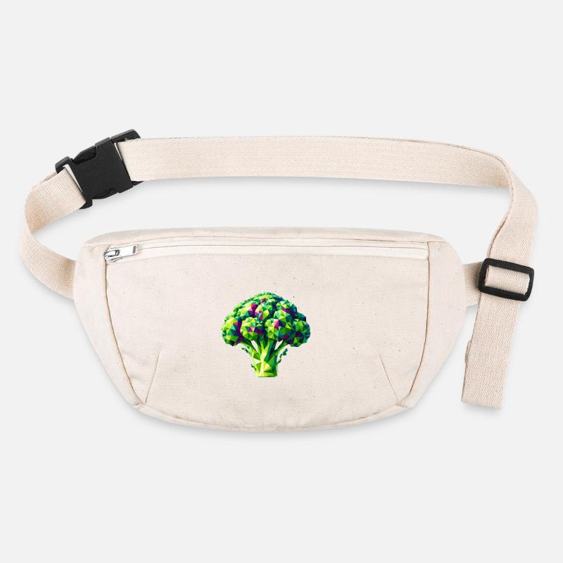 Brocoli géométrique abstrait - Design de couleur vibrante Sac banane recyclé Stanley/Stella