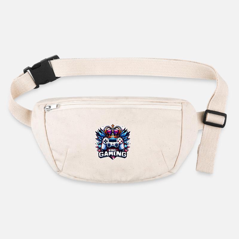 King of Gaming - Controller und Krone Illustration Stanley/Stella recycelte Gürteltasche