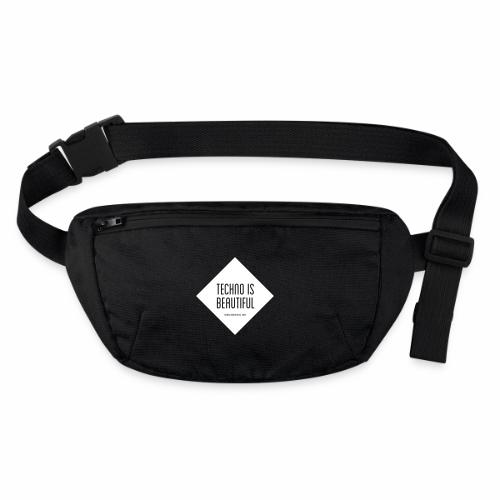 Techno Is Beautiful - White Diamond - Stanley/Stella recycelte Gürteltasche