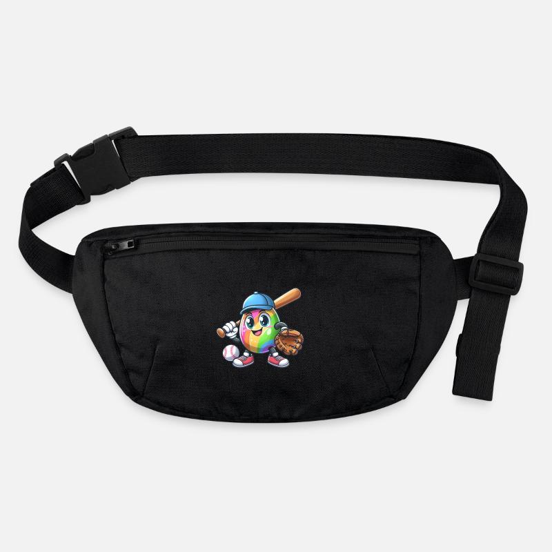 Conception de baseball d’oeuf de Pâques pour les fans de baseball Sac banane recyclé Stanley/Stella