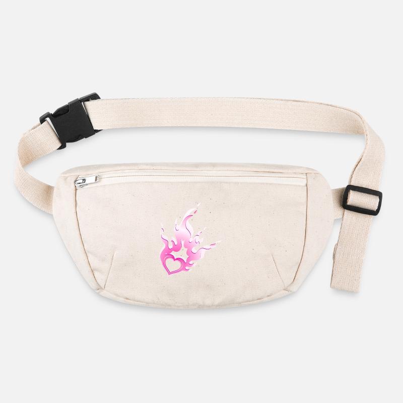 burning heart Stanley/Stella recycled Hip Bag 