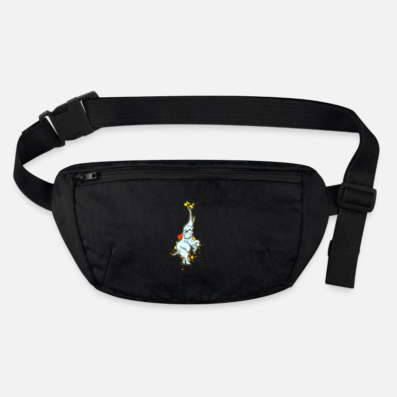 elefant klecks Zirkus Kunststück Balance künstler Stanley/Stella recycelte Gürteltasche