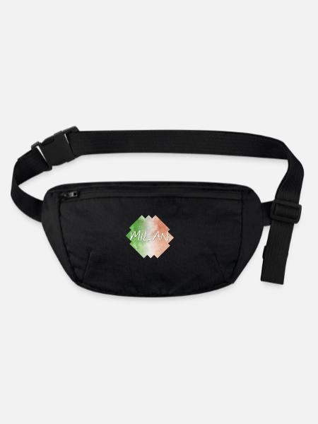 Milan - Milan - Stanley/Stella recycled Hip Bag  - black - Front