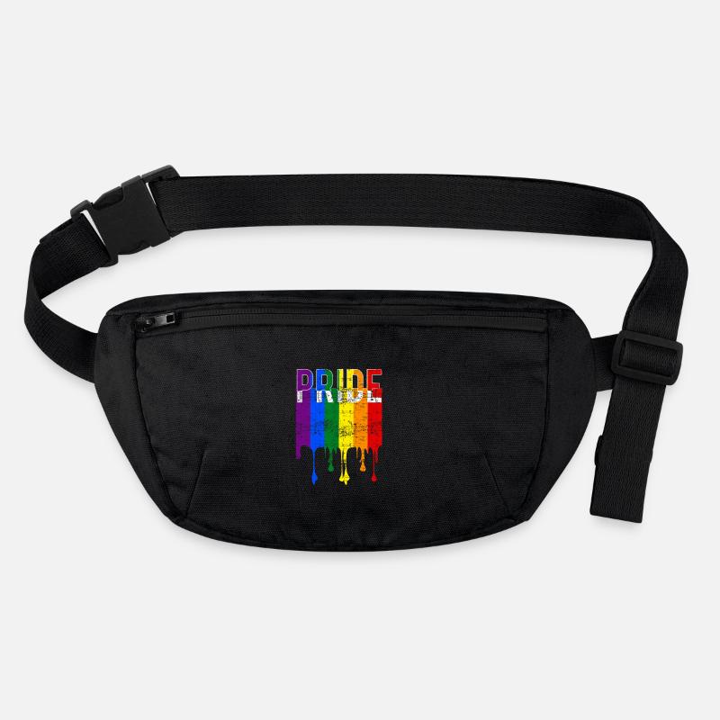 Gay Pride Regenbogenfahne Stanley/Stella recycelte Gürteltasche