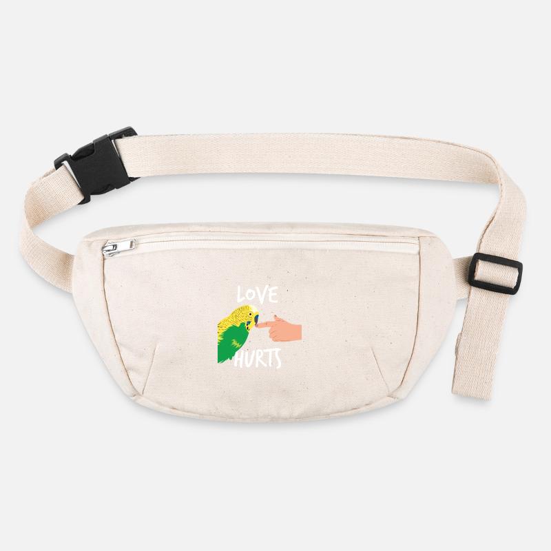 Budgie T-Shirt Parrot Funny Gift Stanley/Stella recycled Hip Bag 