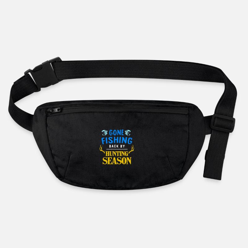 Fischen und Jagen Geschenkidee Stanley/Stella recycelte Gürteltasche