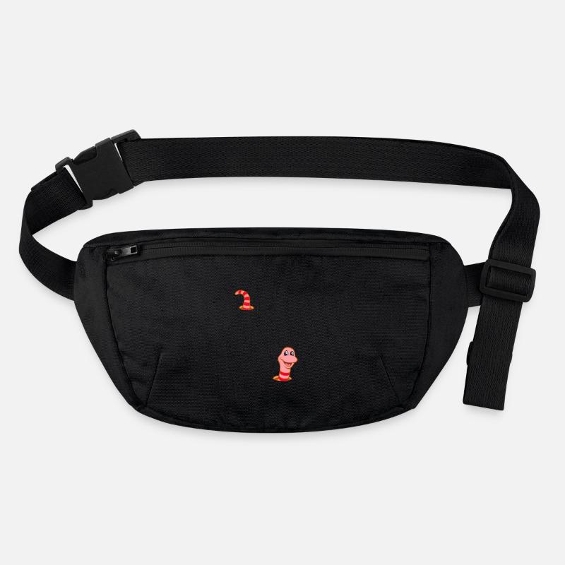 Worm in the wormhole Stanley/Stella recycled Hip Bag 
