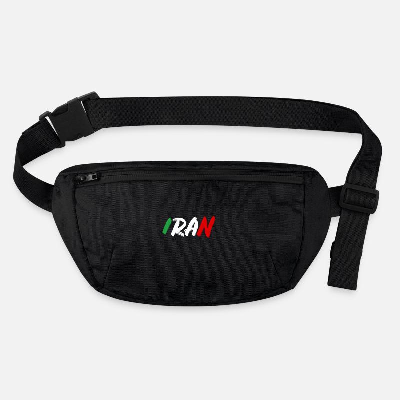 Iran Pays Cadeau Idée - Sac banane recyclé Stanley/Stella - noir