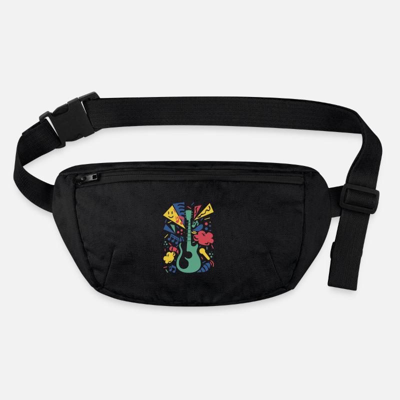 Colorful Guitar Symphony Stanley/Stella recycled Hip Bag 