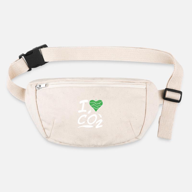 Climate Change I Love CO2 Vintage Gift Idea Stanley/Stella recycled Hip Bag 