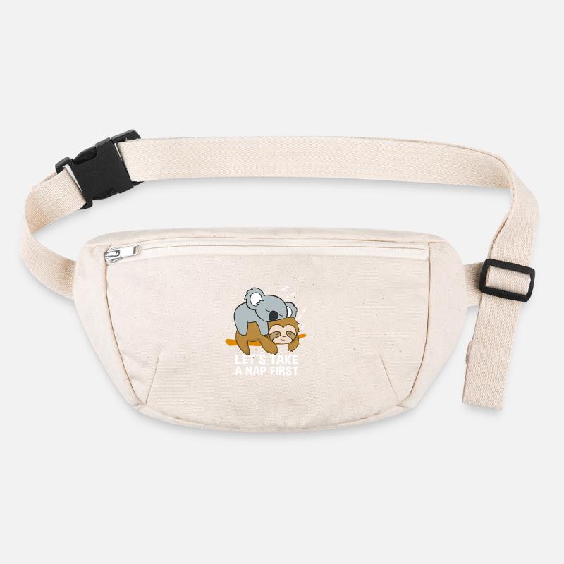 Sloth koala sleeping late riser cute loafers Stanley/Stella recycled Hip Bag 