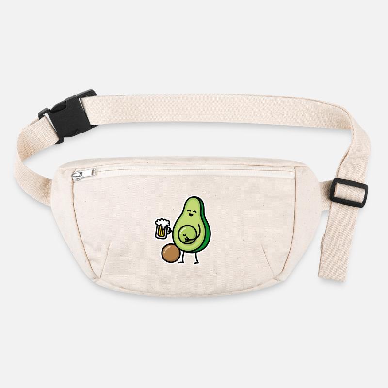 Funny avocado beer belly funny beer drinker gift Stanley/Stella recycled Hip Bag 