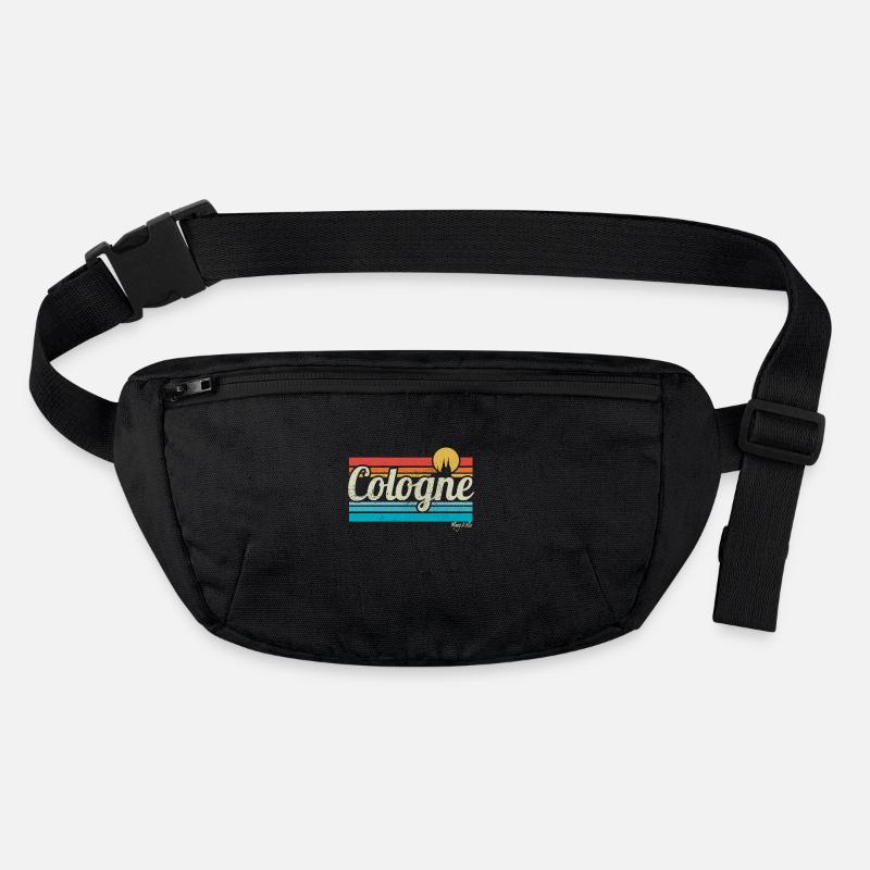 Cologne Köln Retro Vintage Surfer Kölner Karneval Stanley/Stella recycelte Gürteltasche