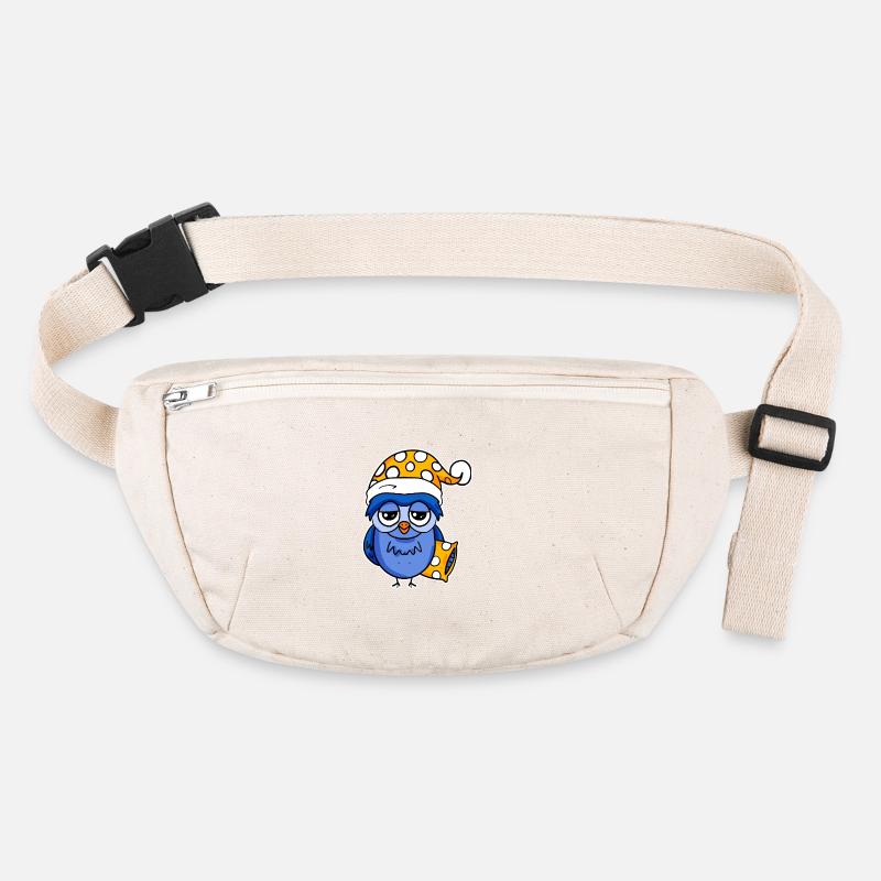 Frühaufsteher Eule Schlafen Stanley/Stella recycelte Gürteltasche