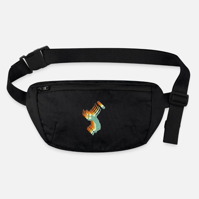 Volley-ball rétro style Sac banane recyclé Stanley/Stella