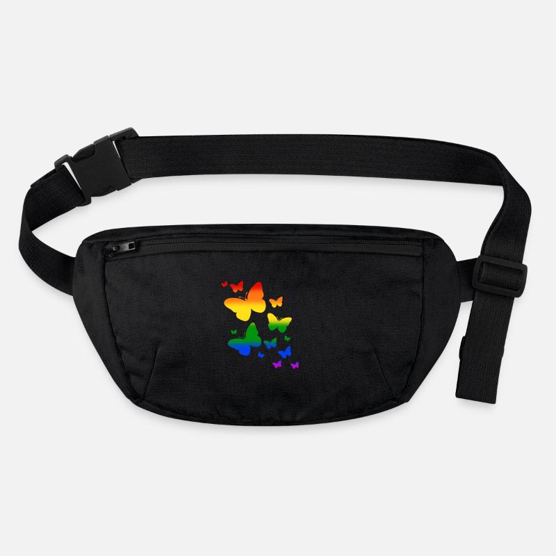 Papillons LGTBQ Pride Sac banane recyclé Stanley/Stella
