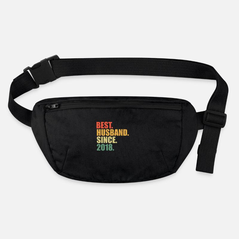 Meilleur mari depuis 2018 3e anniversaire de mariage Sac banane recyclé Stanley/Stella