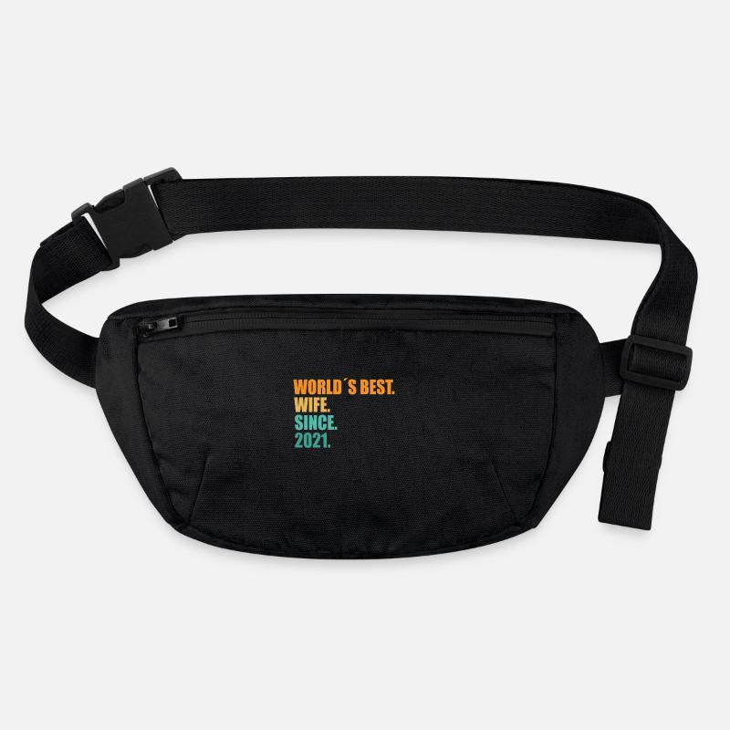 Best Wife since 2021 1st Wedding Anniversary Stanley/Stella recycled Hip Bag 