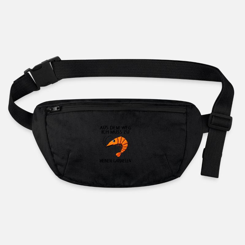Garnele Garnelen Schrimp Meerestiere Stanley/Stella recycelte Gürteltasche