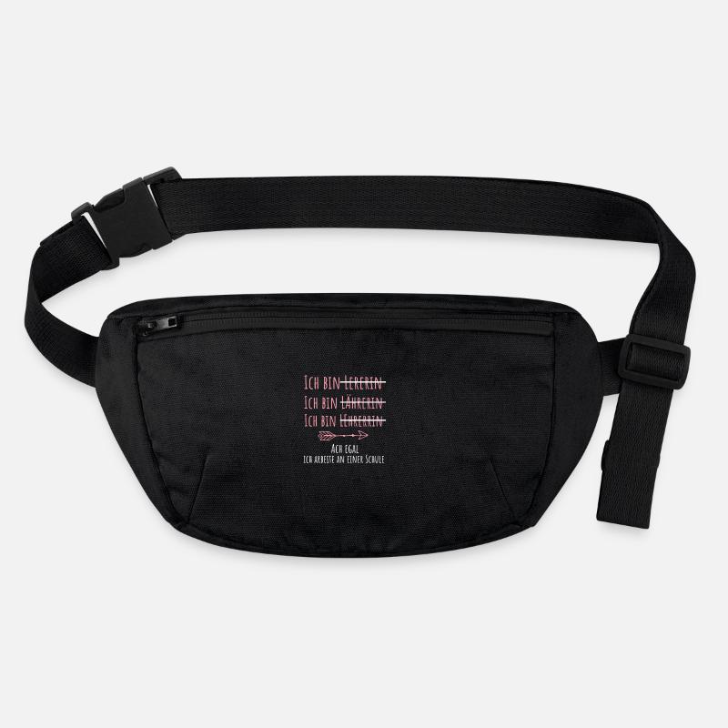 Lehrerin Geschenk lustiger Spruch Stanley/Stella recycelte Gürteltasche