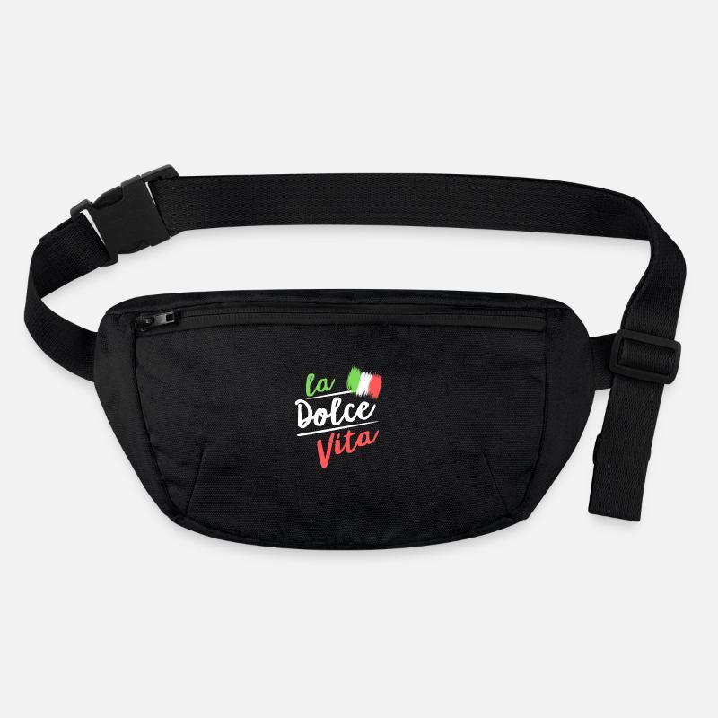 la dolce vita I drapeau italien Sac banane recyclé Stanley/Stella